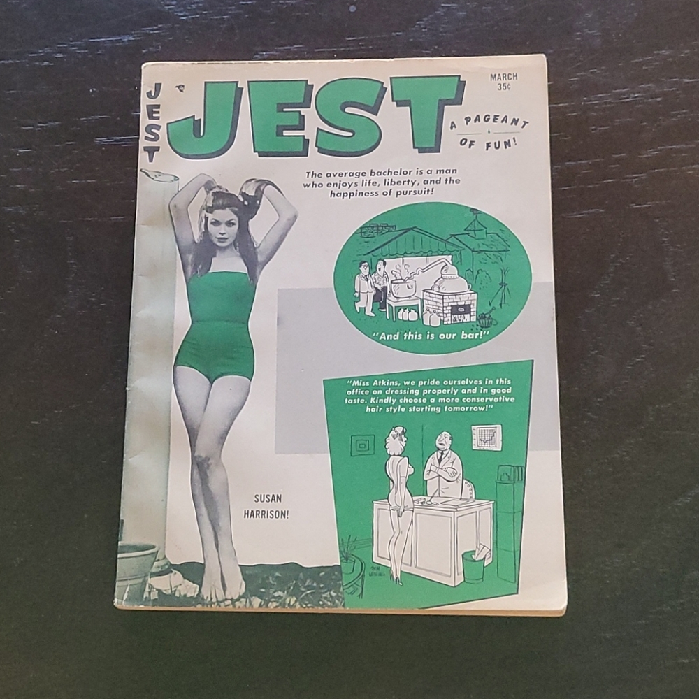 Vintage Jest pinup girl magazine